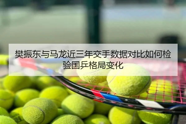 樊振东与马龙近三年交手数据对比如何检验国乒格局变化